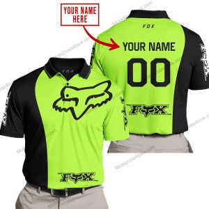 PREMIUM MX - CUSTOM NAME - FOX RACING - GREEN 1 - POLO