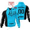 PREMIUM MX - CUSTOM NAME - FOX RACING -SKY BLUE