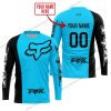 PREMIUM MX - CUSTOM NAME - FOX RACING - SKY BLUE - JERSEY