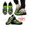 PREMIUM MX SNEAKERS - CUSTOM NAME - FOX RACING  - GREEN 1