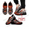 PREMIUM MX SNEAKERS - CUSTOM NAME - FOX RACING  - ORANGE