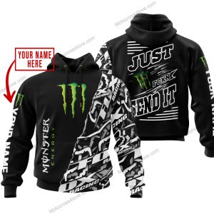 PREMIUM MX - LIMITED EDITION JUST FCKN GONNA SEND IT - CUSTOM NAME - MONSTER - BLACK