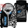 PREMIUM MX - LIMITED EDITION JUST FCKN GONNA SEND IT - CUSTOM NAME - POLARIS - BLACK - FLEECE ZIP HOOODIE