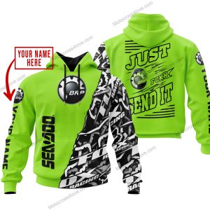 PREMIUM MX - LIMITED EDITION JUST FCKN GONNA SEND IT - CUSTOM NAME - SEA DOO - GREEN 1