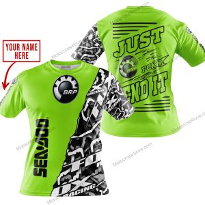 PREMIUM MX - LIMITED EDITION JUST FCKN GONNA SEND IT - CUSTOM NAME - SEA DOO - GREEN 1 - T-SHIRT