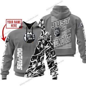 PREMIUM MX - LIMITED EDITION JUST FCKN GONNA SEND IT - CUSTOM NAME - SEA DOO - GREY