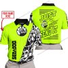 PREMIUM MX - LIMITED EDITION JUST FCKN GONNA SEND IT - CUSTOM NAME - SEA DOO - NEON - POLO SHIRT