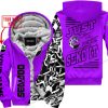 PREMIUM MX - LIMITED EDITION JUST FCKN GONNA SEND IT - CUSTOM NAME - SEA DOO - PURPLE - FLEECE ZIP HOOODIE