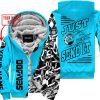 PREMIUM MX - LIMITED EDITION JUST FCKN GONNA SEND IT - CUSTOM NAME - SEA DOO - SKY BLUE - FLEECE ZIP HOODIE