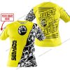 PREMIUM MX - LIMITED EDITION JUST FCKN GONNA SEND IT - CUSTOM NAME - SEA DOO - YELLOW - T-SHIRT