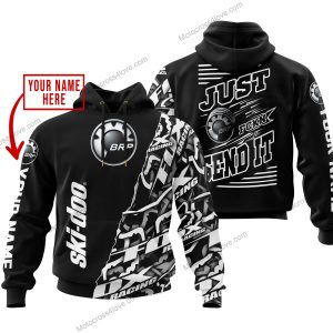 PREMIUM MX - LIMITED EDITION JUST FCKN GONNA SEND IT - CUSTOM NAME - SKI-DOO - BLACK