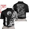 PREMIUM MX - LIMITED EDITION JUST FCKN GONNA SEND IT - CUSTOM NAME - SKI-DOO - BLACK - POLO SHIRT