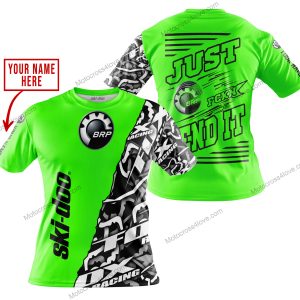 PREMIUM MX - LIMITED EDITION JUST FCKN GONNA SEND IT - CUSTOM NAME - SKI-DOO - GREEN - T-SHIRT