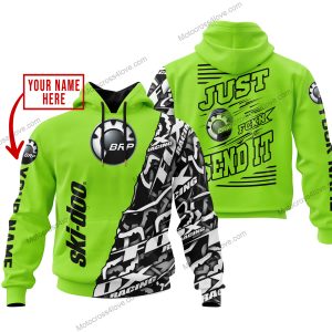 PREMIUM MX - LIMITED EDITION JUST FCKN GONNA SEND IT - CUSTOM NAME - SKI-DOO - GREEN 1