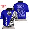 PREMIUM MX - LIMITED EDITION JUST FCKN GONNA SEND IT - CUSTOM NAME - SKI-DOO - NAVY - POLO SHIRT