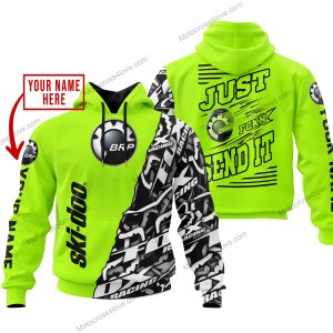 PREMIUM MX - LIMITED EDITION JUST FCKN GONNA SEND IT - CUSTOM NAME - SKI-DOO - NEON