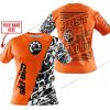 PREMIUM MX - LIMITED EDITION JUST FCKN GONNA SEND IT - CUSTOM NAME - SKI-DOO - ORANGE - T-SHIRT