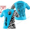 PREMIUM MX - LIMITED EDITION JUST FCKN GONNA SEND IT - CUSTOM NAME - SKI-DOO - SKY BLUE - T-SHIRT