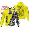 PREMIUM MX - LIMITED EDITION JUST FCKN GONNA SEND IT - CUSTOM NAME - SKI-DOO - YELLOW
