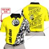 PREMIUM MX - LIMITED EDITION JUST FCKN GONNA SEND IT - CUSTOM NAME - SKI-DOO - YELLOW - POLO SHIRT