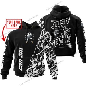 PREMIUM MX - LIMITED EDITION JUST FCKN GONNA SEND IT - CUSTOM NAME - CAN AM- BLACK