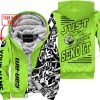 PREMIUM MX - LIMITED EDITION JUST FCKN GONNA SEND IT - CUSTOM NAME - CAN AM- GREEN 1 - FLEECE ZIP HOOODIE