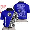 PREMIUM MX - LIMITED EDITION JUST FCKN GONNA SEND IT - CUSTOM NAME - CAN AM- NAVY - POLO SHIRT
