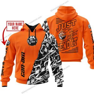 PREMIUM MX - LIMITED EDITION JUST FCKN GONNA SEND IT - CUSTOM NAME - CAN AM- ORANGE