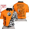 PREMIUM MX - LIMITED EDITION JUST FCKN GONNA SEND IT - CUSTOM NAME - CAN AM- ORANGE - POLO SHIRT
