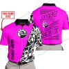 PREMIUM MX - LIMITED EDITION JUST FCKN GONNA SEND IT - CUSTOM NAME - CAN AM- PINK - POLO SHIRT