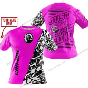 PREMIUM MX - LIMITED EDITION JUST FCKN GONNA SEND IT - CUSTOM NAME - CAN AM- PINK - T-SHIRT