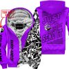 PREMIUM MX - LIMITED EDITION JUST FCKN GONNA SEND IT - CUSTOM NAME - CAN AM- PURPLE- FLEECE ZIP HOOODIE