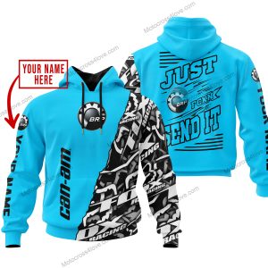 PREMIUM MX - LIMITED EDITION JUST FCKN GONNA SEND IT - CUSTOM NAME - CAN AM- SKY BLUE