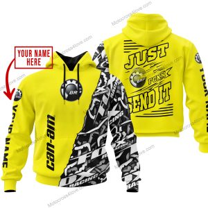 PREMIUM MX - LIMITED EDITION JUST FCKN GONNA SEND IT - CUSTOM NAME - CAN AM- YELLOW
