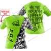 TILL THE FUCKIN FREAKIN TRAINING WHEEL FALL OFF - LIMITED EDITION - CUSTOM NAME - FOX RACING - GREEN 1 - T-SHIRT