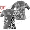 TILL THE FUCKIN FREAKIN TRAINING WHEEL FALL OFF - LIMITED EDITION - CUSTOM NAME - FOX RACING - GREY - T-SHIRT