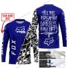 TILL THE FUCKIN FREAKIN TRAINING WHEEL FALL OFF - LIMITED EDITION - CUSTOM NAME - FOX RACING - NAVY - JERSEY