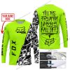 TILL THE FUCKIN FREAKIN TRAINING WHEEL FALL OFF - LIMITED EDITION - CUSTOM NAME - FOX RACING - NEON - JERSEY