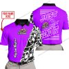 PREMIUM MX - LIMITED EDITION JUST FCKN GONNA SEND IT - CUSTOM NAME - TROY LEE DESIGNS - PURPLE - POLO SHIRT