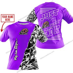 PREMIUM MX - LIMITED EDITION JUST FCKN GONNA SEND IT - CUSTOM NAME - TROY LEE DESIGNS - PURPLE - T-SHIRT