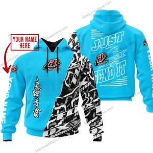 PREMIUM MX - LIMITED EDITION JUST FCKN GONNA SEND IT - CUSTOM NAME - TROY LEE DESIGNS - SKY BLUE