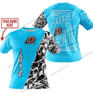 PREMIUM MX - LIMITED EDITION JUST FCKN GONNA SEND IT - CUSTOM NAME - TROY LEE DESIGNS - SKY BLUE - T-SHIRT