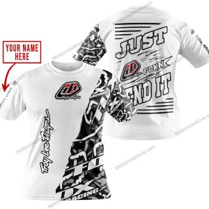 PREMIUM MX - LIMITED EDITION JUST FCKN GONNA SEND IT - CUSTOM NAME - TROY LEE DESIGNS - WHITE - T-SHIRT