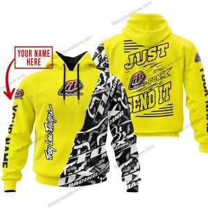 PREMIUM MX - LIMITED EDITION JUST FCKN GONNA SEND IT - CUSTOM NAME - TROY LEE DESIGNS - YELLOW