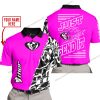 PREMIUM MX - LIMITED EDITION JUST FCKN GONNA SEND IT - CUSTOM NAME - THOR - PINK - POLO SHIRT