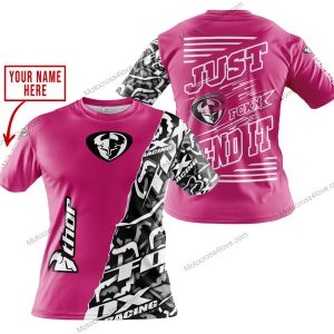 PREMIUM MX - LIMITED EDITION JUST FCKN GONNA SEND IT - CUSTOM NAME - THOR - PINK 1 - T-SHIRT