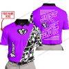 PREMIUM MX - LIMITED EDITION JUST FCKN GONNA SEND IT - CUSTOM NAME - THOR - PURPLE - POLO SHIRT