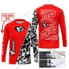 PREMIUM MX - LIMITED EDITION JUST FCKN GONNA SEND IT - CUSTOM NAME - THOR - RED - JERSEY
