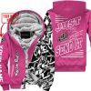 PREMIUM MX - LIMITED EDITION JUST FCKN GONNA SEND IT - CUSTOM NAME - TROY LEE DESIGNS - PINK 1 - FLEECE ZIP HOOODIE