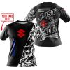 PREMIUM MX - LIMITED EDITION JUST FCKN GONNA SEND IT - CUSTOM NAME - SUZUKI - BLACK - T-SHIRT